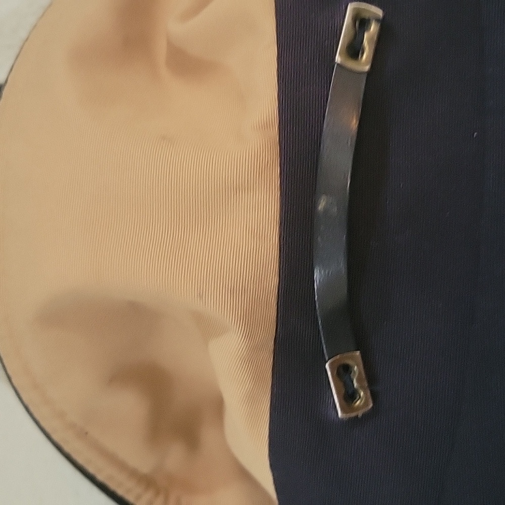 Reversible navy/camel , Structured Trench - Picture 7 of 12